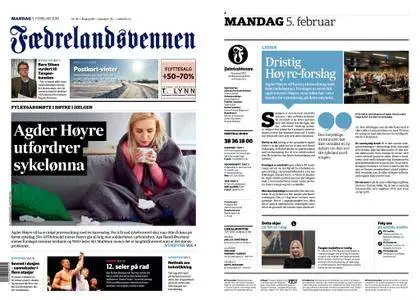 Fædrelandsvennen – 05. februar 2018