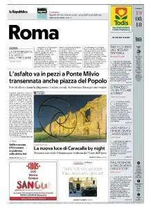 la Repubblica Roma - 19 Agosto 2018