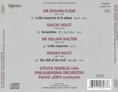 Steven Isserlis, Paavo Jarvi, Philharmonia Orchestra - Elgar & Walton: Cello Concertos (2016)