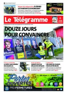 Le Télégramme Quimperlé – 29 mars 2022