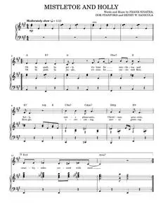 Mistletoe And Holly - Frank Sinatra (Piano Vocal)