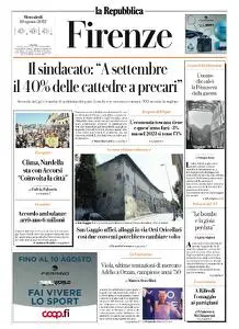 la Repubblica Firenze - 10 Agosto 2022