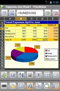 Office 2012: PlanMaker Mobile v1.0 rev 678.325