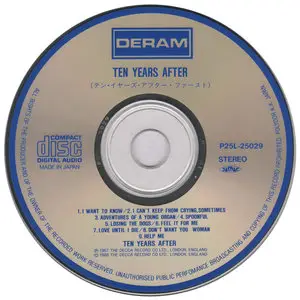 Ten Years After - Ten Years After (1967) [1989, Polydor P25L 25029, Japan]