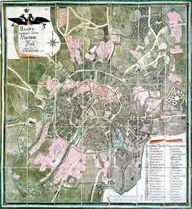Maps of Moscow 19 and 20 Centuries