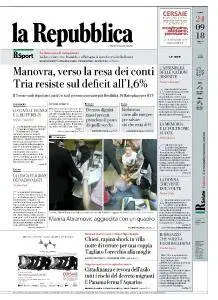 la Repubblica - 24 Settembre 2018