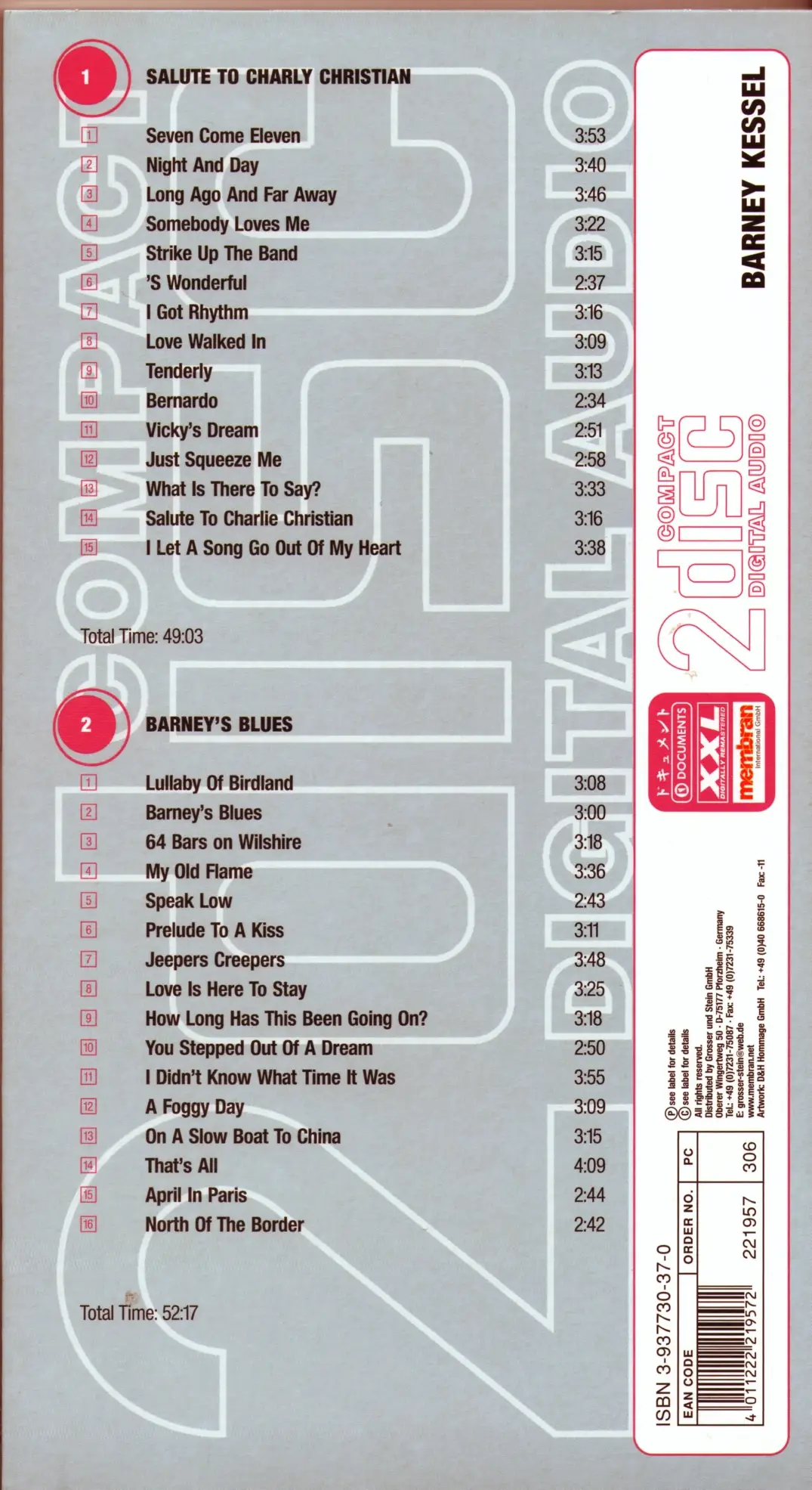 barney kessel 1952 transcriptions barney kessel 1952 transcriptions