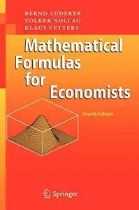 Mathematical formulas for economists