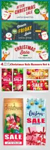 Vectors - Christmas Sale Banners Set 6