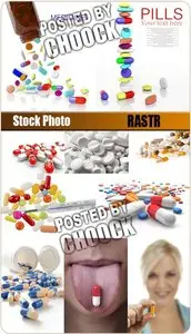 Various pills. Set.2 - Stock Photo