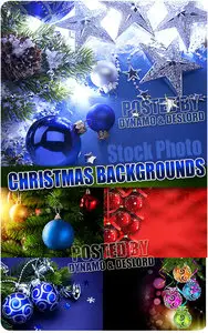 Christmas backgrounds with balls - UHQ Stock Photo