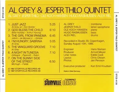 Al Grey & Jesper Thilo Quintet - Al Grey & Jesper Thilo Quintet