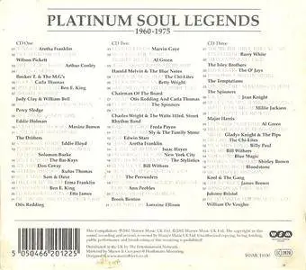 VA - Platinum Soul Legends 1960-1975 (3CD) (2002) {Warner Strategic Marketing}