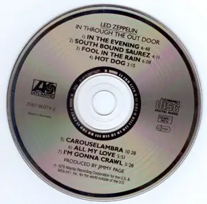 Led Zeppelin - In Through The Out Door (1979) [Swan Song 7567-90374-2, 1993]