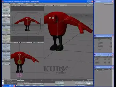 Kurv Studios: Introduction to Cartoon Modeling, Texturing & Animation