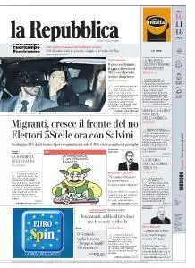 la Repubblica - 10 Novembre 2018