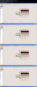 Programming and design of Dot Matrix LED display on Proteus