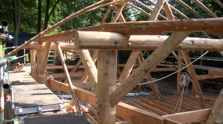 Roundwood Timber Framing: Building Naturally Using Local Resources