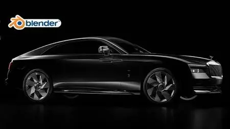 Blender: Rolls Royce Spectre In 3D