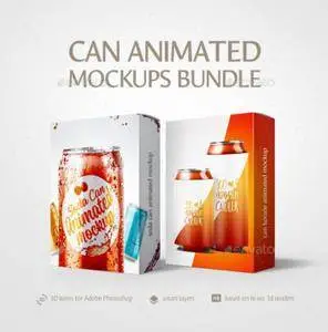 GraphicRiver - Can Animated Mockups Bundle