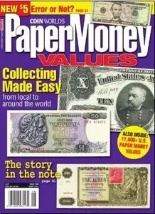 Paper Money Values. August 2008. 04