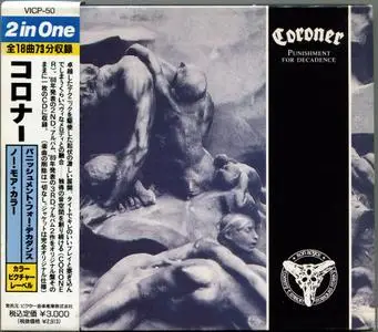 Coroner - Punishment For Decadence + No More Color (1990) [Victor VICP-50, Japan]