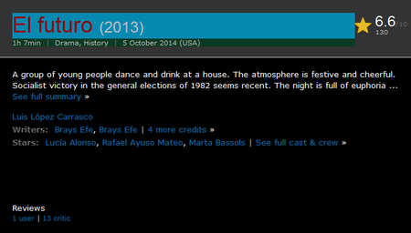 El futuro / The Future (2013)