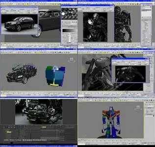 Making of Q7 Autobot in 3dsMax (Transformer Animation, Rendering, Combustion)