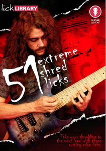Lick Library - 51 Extreme Shred Licks - Sam Bell