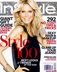 Heidi Klum - InStyle  Magazine December 2008