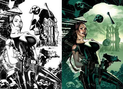 Artworks of Adam Hughes (RE-UP)