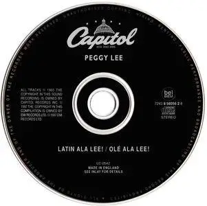 Peggy Lee - 'Latin Ala Lee!' (1960) + 'Olé Ala Lee!' (1960) 2 LP in 1 CD, Remastered 1997