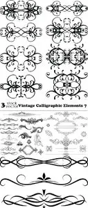 Vectors - Vintage Calligraphic Elements 7