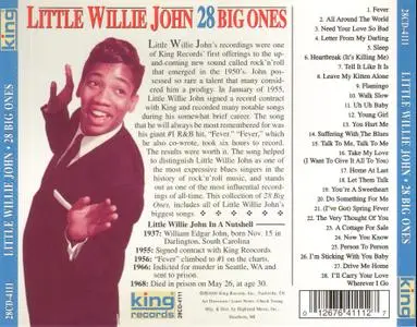 Little Willie John - 28 Big Ones (2000) {King Records 28CD-4111 rec 1950s-1960s}
