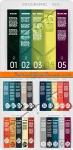 Creative Infographics vector set 22