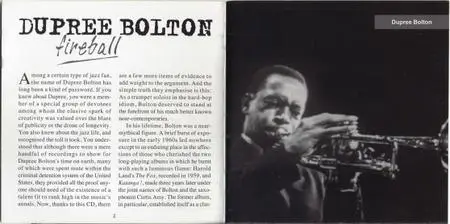 Dupree Bolton - Fireball (2008) {Uptown UPCD 27.56 rec 1962-1980}