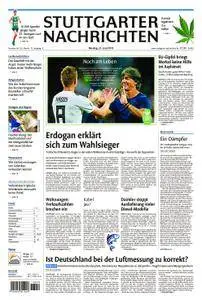 Stuttgarter Nachrichten Blick vom Fernsehturm - 25. Juni 2018