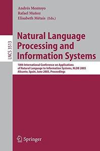Natural Language Processing and Information Systems: 10th International Conference on Applications of Natural Language to Infor