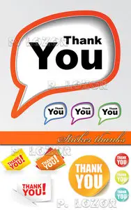 Sticker thanks