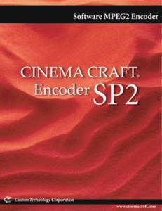 Cinema Craft Encoder SP2 1.00.01.09