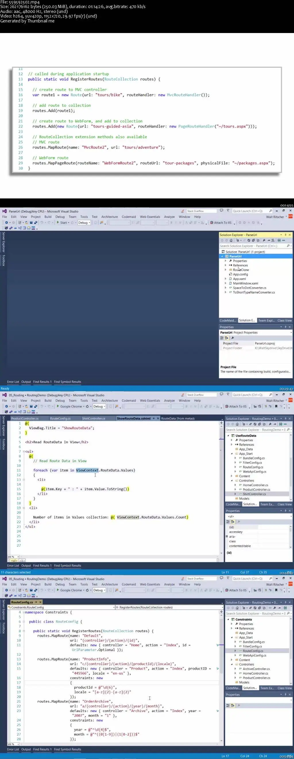 Rudiments of ASP.NET Routing