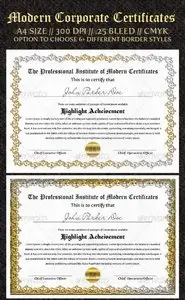 GraphicRiver Corporate Certificates