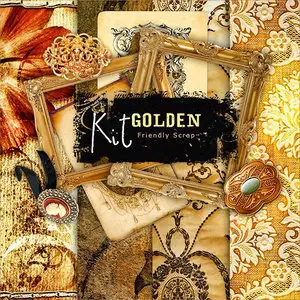 Scrap-kit "Golden entourage"