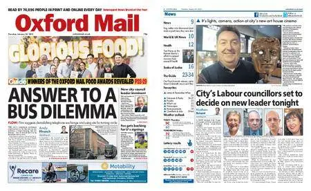 Oxford Mail – January 25, 2018