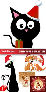 Stock Vectors - Christmas characters