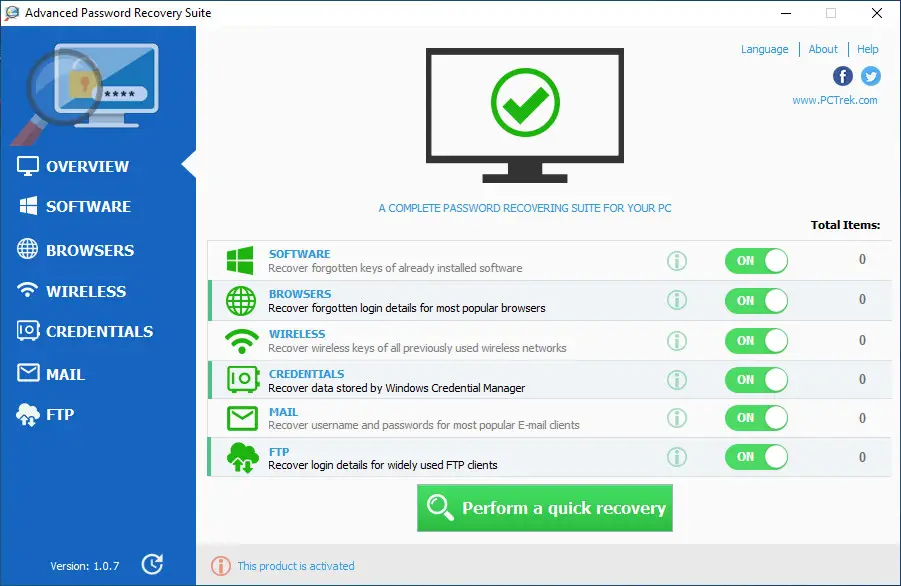 Advanced Password Recovery Suite 1.0.8 Multilingual Portable