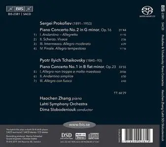 Haochen Zhang, Dima Slobodeniouk, Lahti Symphony Orchestra - Tchaikovsky & Prokofiev: Piano Concertos (2019)