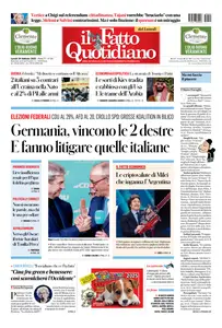 Il Fatto Quotidiano - 24 Febbraio 2025