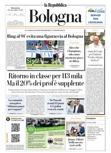 la Repubblica Bologna - 15 Settembre 2024