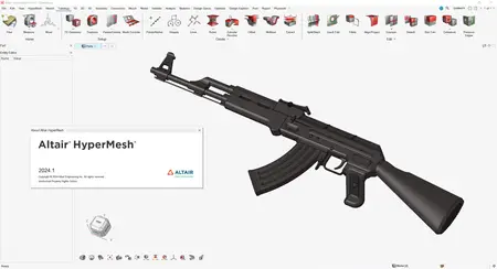Altair HyperWorks 2024.1 with Solvers